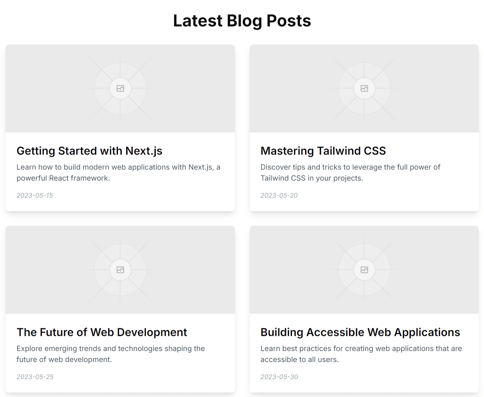 v0 preview output of latest blog post component